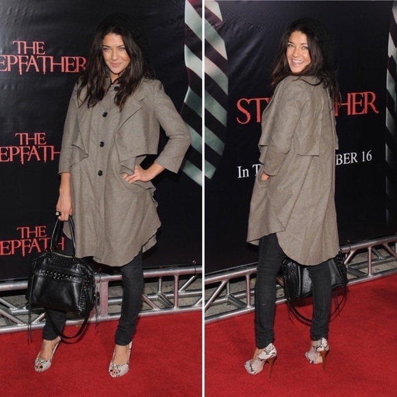 Proenza Schouler | Wool Cashmere Coat in Tan - Picture 9 of 9